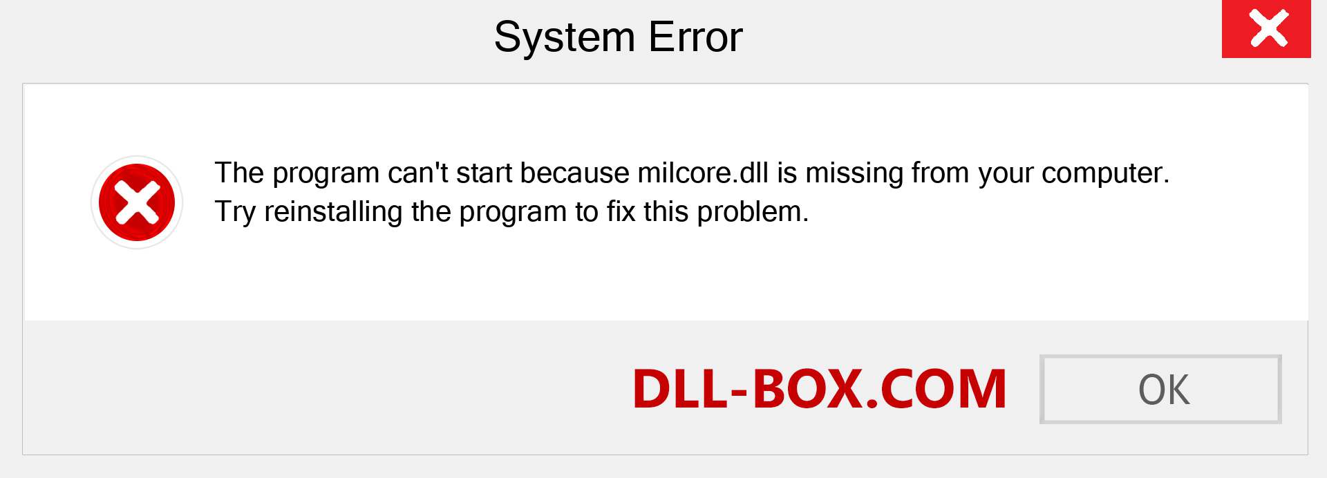  milcore.dll file is missing?. Download for Windows 7, 8, 10 - Fix  milcore dll Missing Error on Windows, photos, images